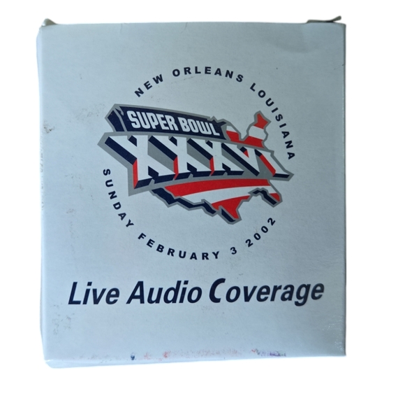 NFL Other - 2002 Superbowl XXXVI New Orleans Transistor Radio.